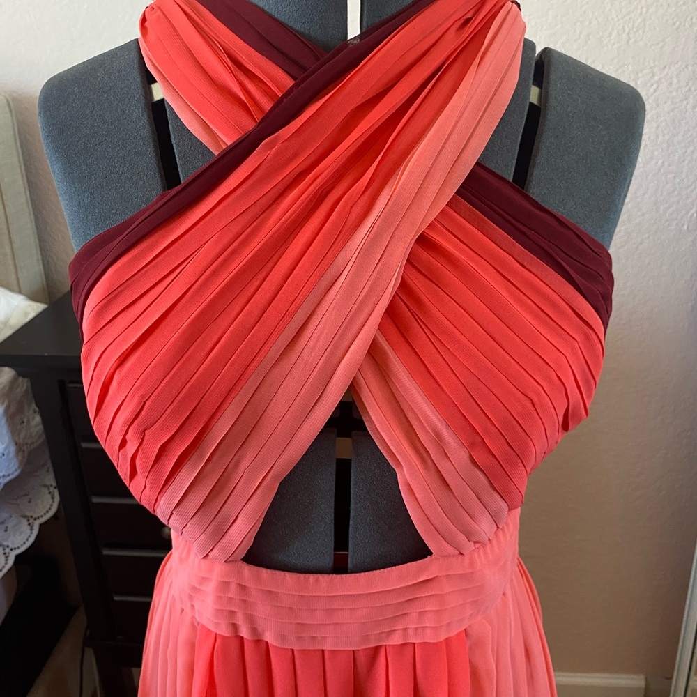 Beautiful island hot pink maxi dress